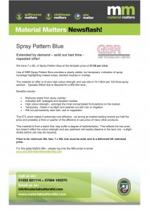 Spray Pattern Blue extended offer